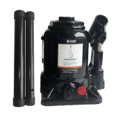 Домкрат гидравлический бутылочный 8 тонн двухштоковый двухклапанный БАК.20044