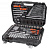 Набор инструмента AV Steel 144 предмета 1/4",3/8",1/2"   AV-011144