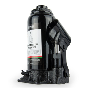 Домкрат гидравлический бутылочный 10т. одноклапанный БАК.00045