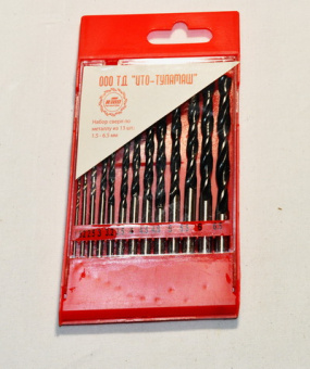 Набор сверл 1,5-6,5 мм 13шт. ТулаМаш