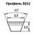 Приводной клиновый ремень B(Б)-1950