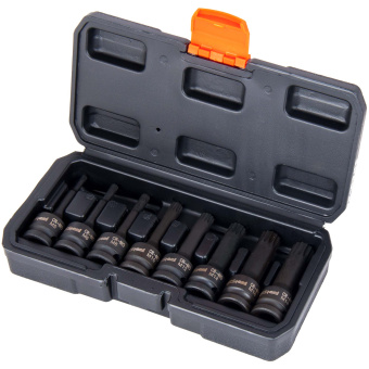 Набор головок ударных 1/2" TORX, L-78мм, T30-T60, 8 предметов Артикул - AV-725408					