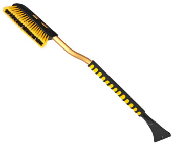 Щетка со скребком DSV с мягкой ручкой 90 см R21001
