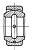 Подшипник  ШП140 размер 140x210x90