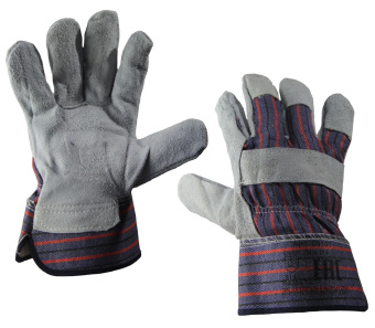 Перчатки кожаные (спилковые) комбинир АНГАРА