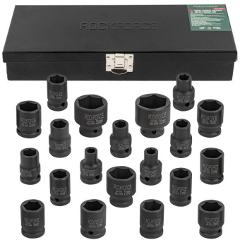 Набор головок ударных 20пр. 1/2'' 6гр (8-24,27,30,32мм) (Арт. 4203-5MPB)