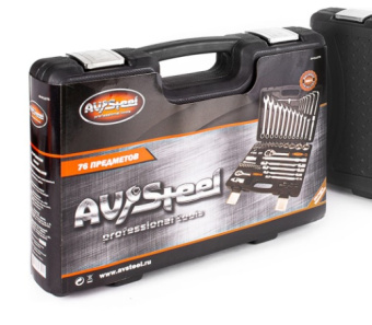 набор инструментов AV Steel 76 пр. AV-011076