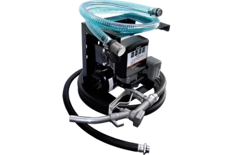 Станция перекачки топлива 220V 60л/мин со счетчиком "Сатурн Комплекс" (БАК.12061)